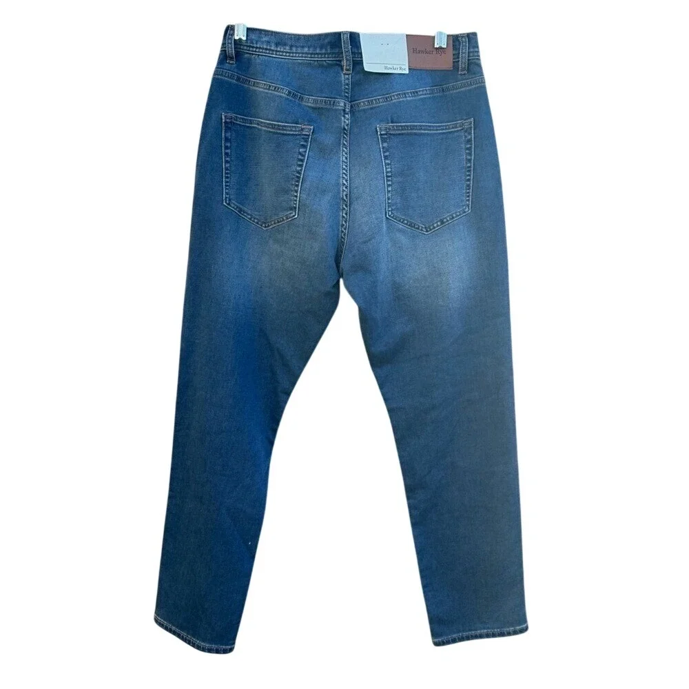 Hawker Rye Mens Athletic Fit Jeans Medium Wash Blue Denim‎ 31x30 NEW